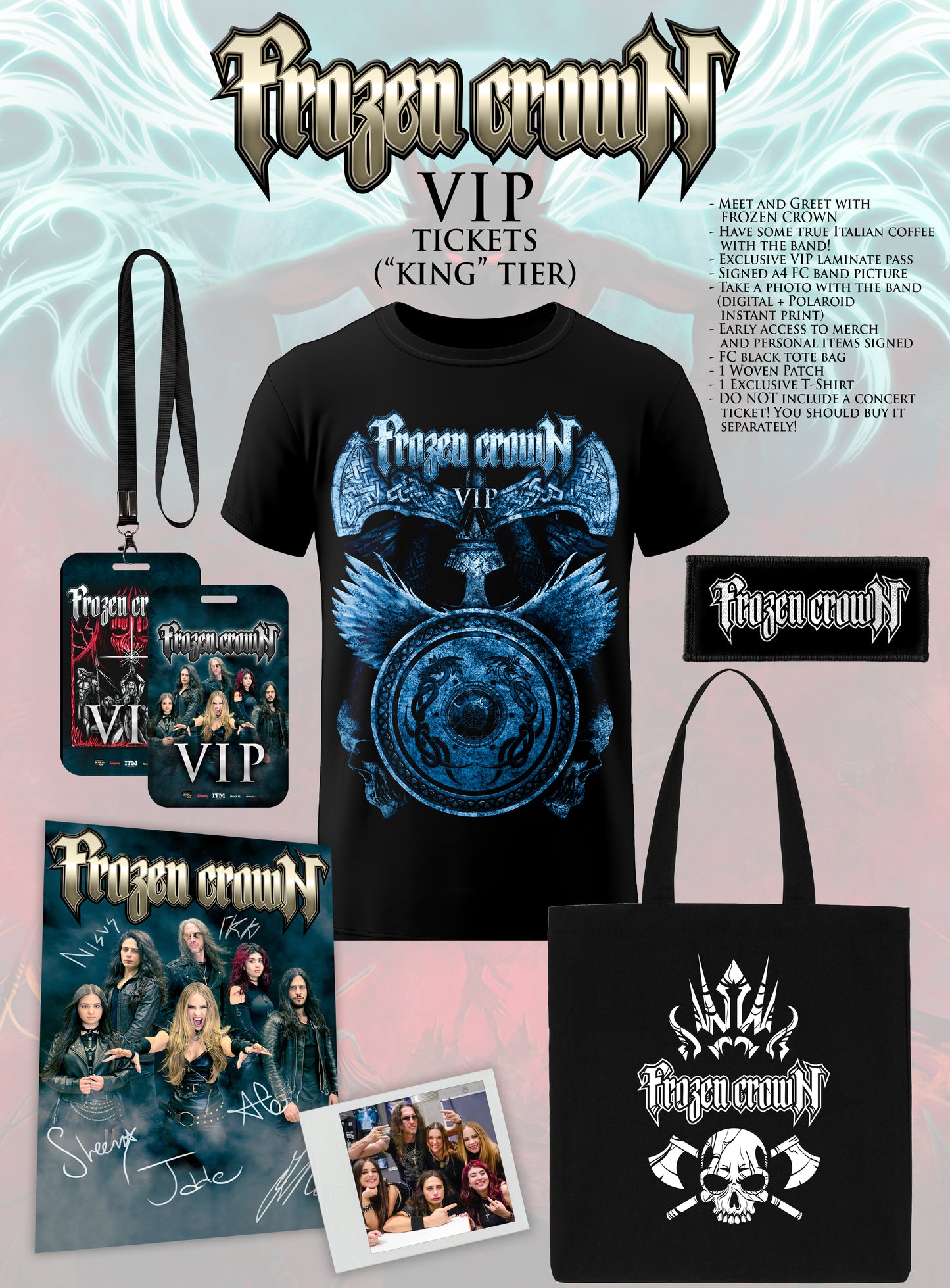 VIP T-Shirt - ONLY AVAILABLE ON TOUR