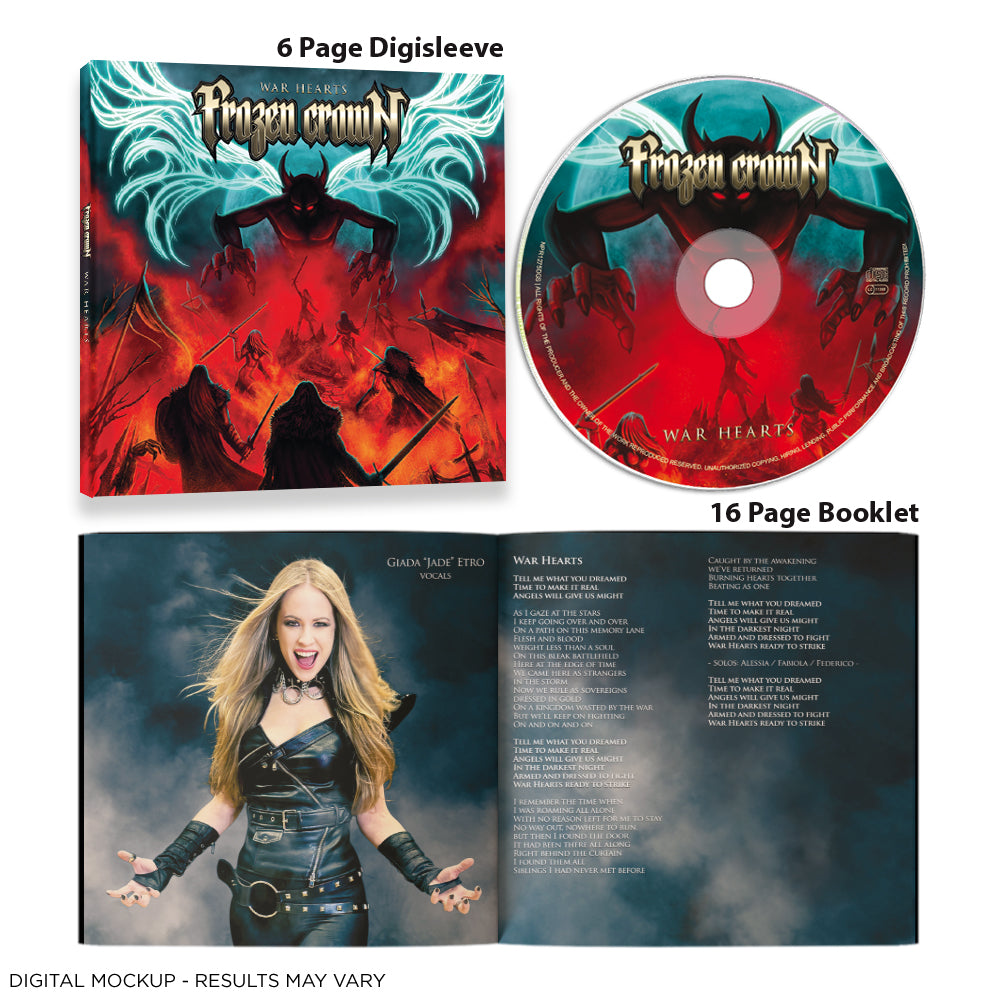 "War Hearts" CD digisleeve