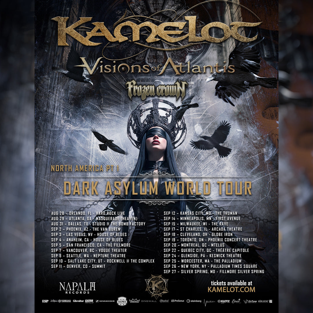 VIP UPGRADES for US tour supporting Kamelot (Aug / Sep 2026)