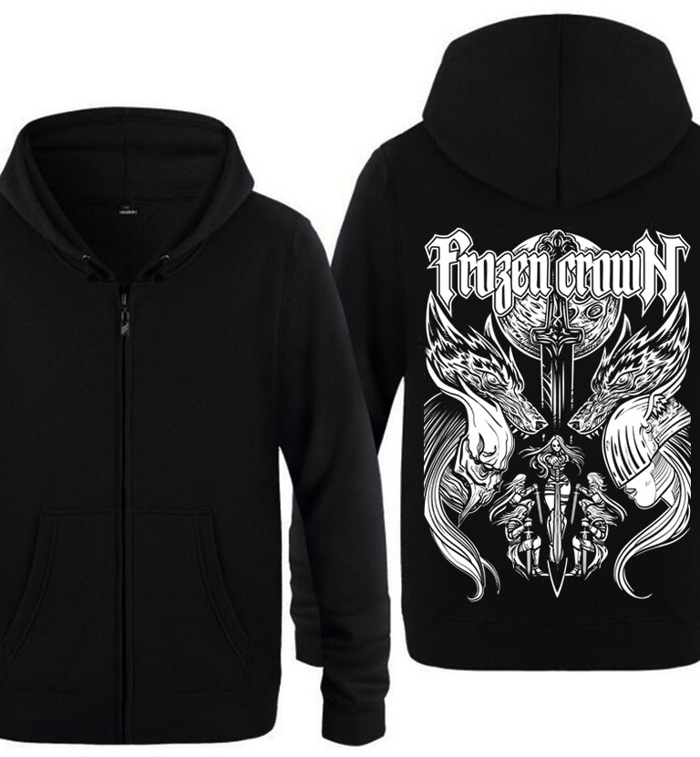 "Night Of The Wolf" - Zip Hoodie