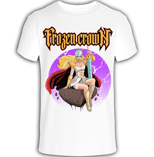 "She-Jade Princess of Power METAL" T-Shirt (white) PRE-ORDER