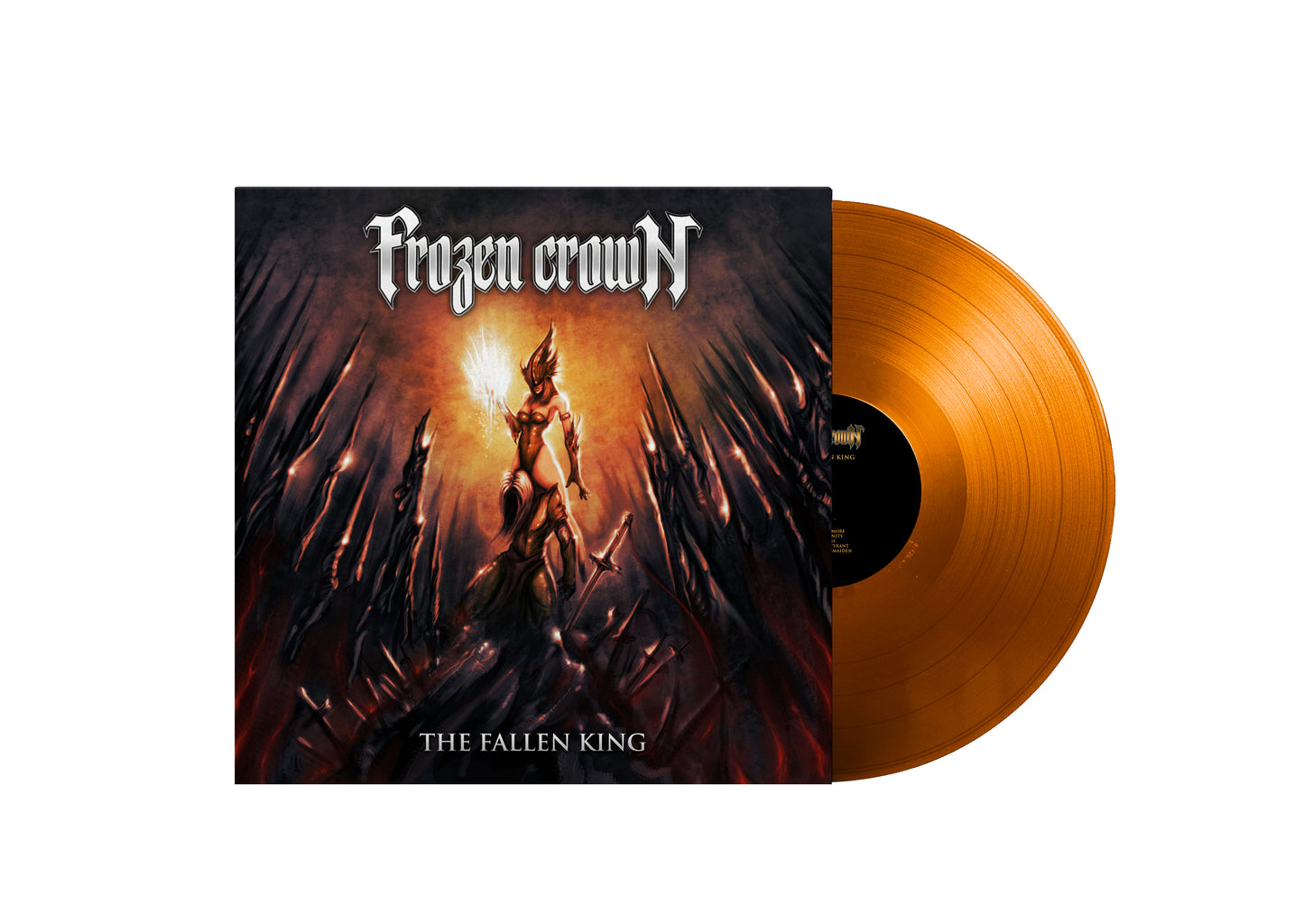 4th reprint "The Fallen King" Vinyl (limited & signed) translucent orange